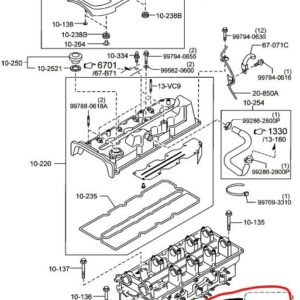 MAZDA BT-50 Gasket DIESEL 3.0 WEAT VRS GASKET KIT W HEAD GASKET UN 2006-2011