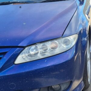 MAZDA ATENZA / MAZDA 6 Left Front Head Light GG GY CHROME INSERT 3 BULB TYPE 2002-2005