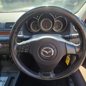 MAZDA AXELA / MAZDA 3 Steering Wheel BK LEATHER STANDARD TYPE 2003-2009