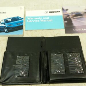MAZDA AXELA / MAZDA 3 Owners Handbook BK 2004-2009