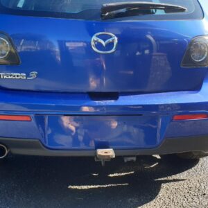 MAZDA AXELA / MAZDA 3 Rear Bumper Cover Only BK HATCH COLOUR CODED CENTRE SECTION NON PARK SENSOR TYPE 2006-2009