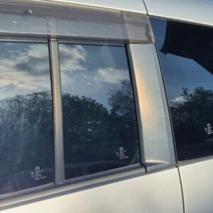 MAZDA PREMACY Left Rear 1/4 Door Glass CR BLACK TINT 2005-2010
