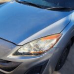 MAZDA AXELA / MAZDA 3 Left Front Head Light BL HALOGEN ELECT ADJ SKYACTIVE LENS 100-41343 2011-2013