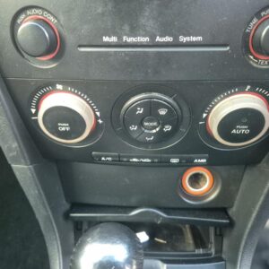 MAZDA AXELA / MAZDA 3 Heater / Air Conditioning Controls BK SP23 FLAT BLACK FACE TYPE 2003-2006