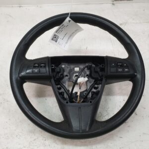 MAZDA AXELA / MAZDA 3 Steering Wheel VINYL W STEREO CRUISE CONTROL NON SAT NAV BLUETOOTH CONTROL TYPE BL 2009-2011