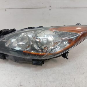 MAZDA AXELA / MAZDA 3 Left Front Head Light BL HALOGEN ELECT ADJ SKYACTIVE LENS 100-41343 2011-2013