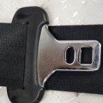 MAZDA AXELA / MAZDA 3 Seat Belt / Stalk RH REAR ASSY BELT AND STALK HATCH BLACK BK SI 2004-2006