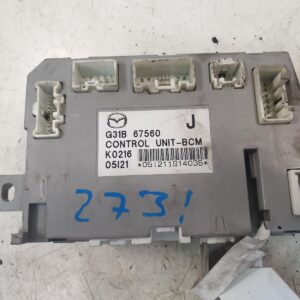 MAZDA ATENZA / MAZDA 6 Computer / Ecu BODY CONTROL MODULE P N G31B67560 GG GY 2002-2008