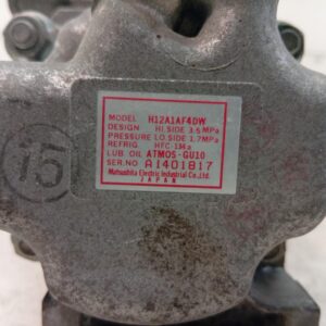 MAZDA AXELA / MAZDA 3 Air Conditioning Compressor BK PETROL P N H12A1AF4DW MPS TYPE 2006-2009