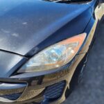 MAZDA AXELA / MAZDA 3 Left Front Head Light BL HALOGEN ELECT ADJ SKYACTIVE LENS 100-41343 2011-2013