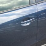 MAZDA CX-5 Door Handle OUTER LH FRONT W KEYLESS ENTRY BUTTON KE 2012-2017