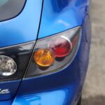 MAZDA AXELA / MAZDA 3 Right Rear Tail Light BK HATCH 2.3 ENG BLACK AMBER RED LENS 2912 2003-2006